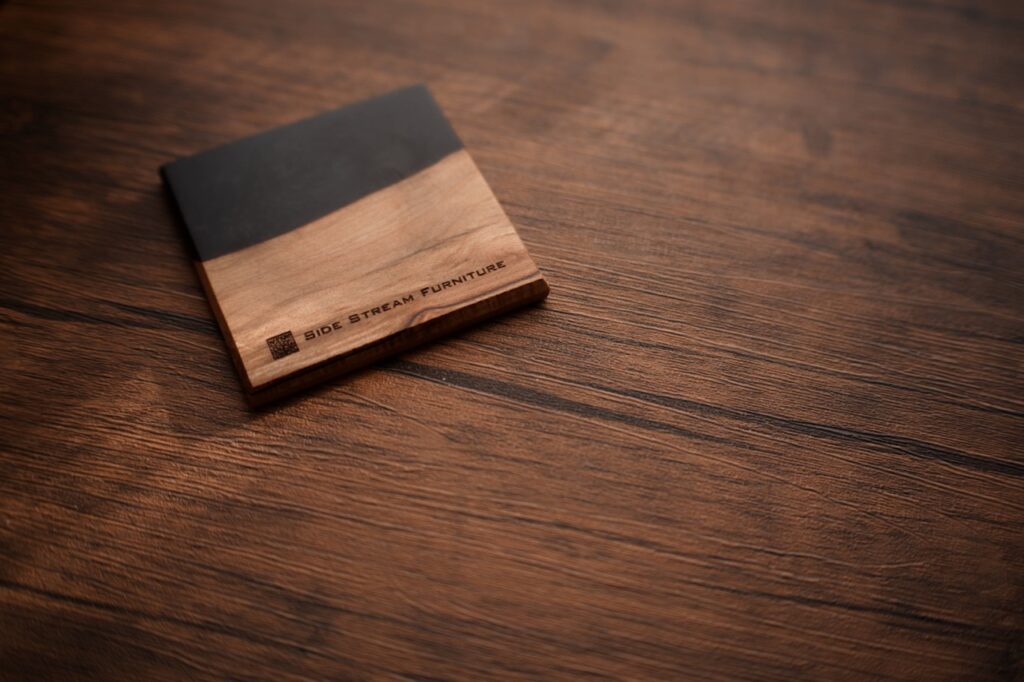 SIDE STREAM FURNITUREウッドレジンコースター